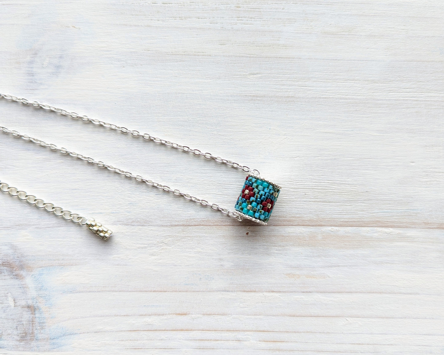 Channel Necklace Silver
