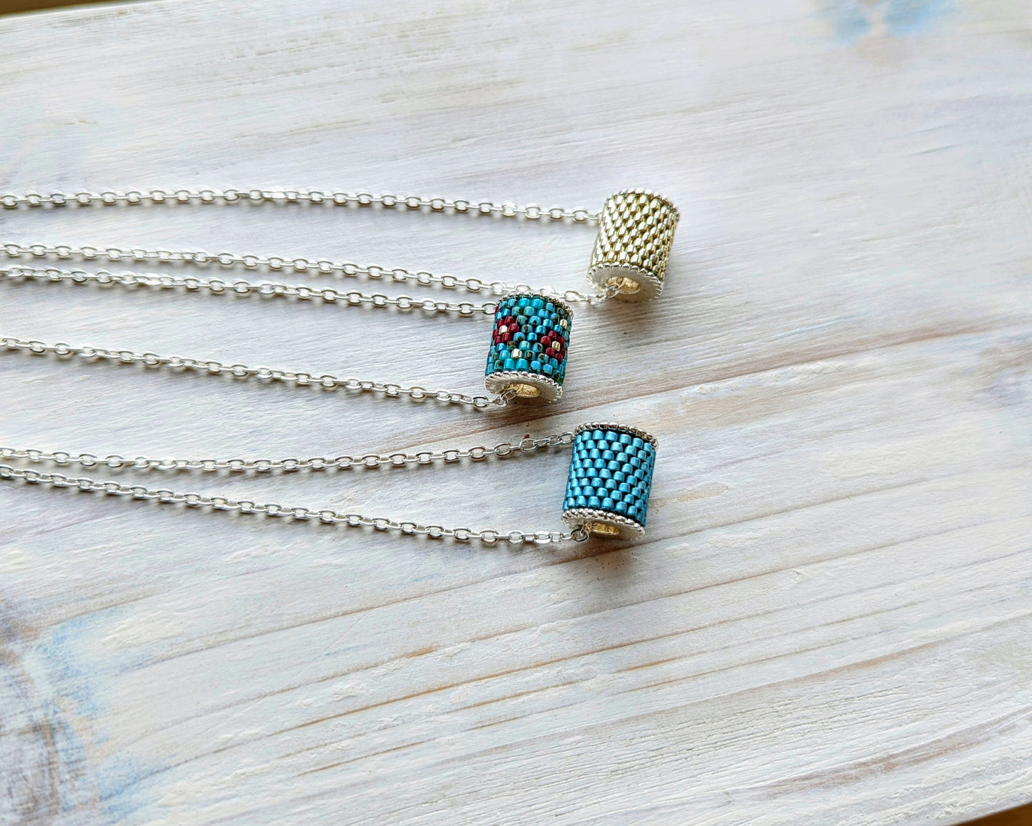 Channel Necklace Silver