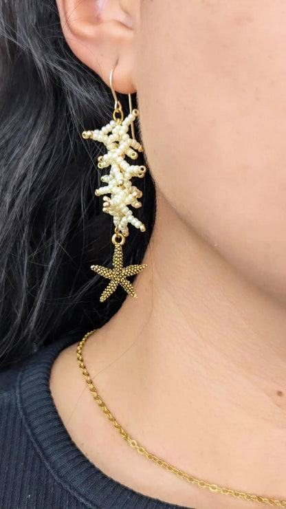 Coral Earrings
