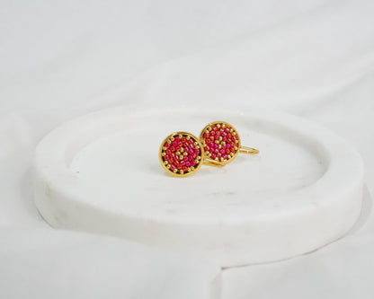 Caroline Earrings - Love of Beads Jewelry 