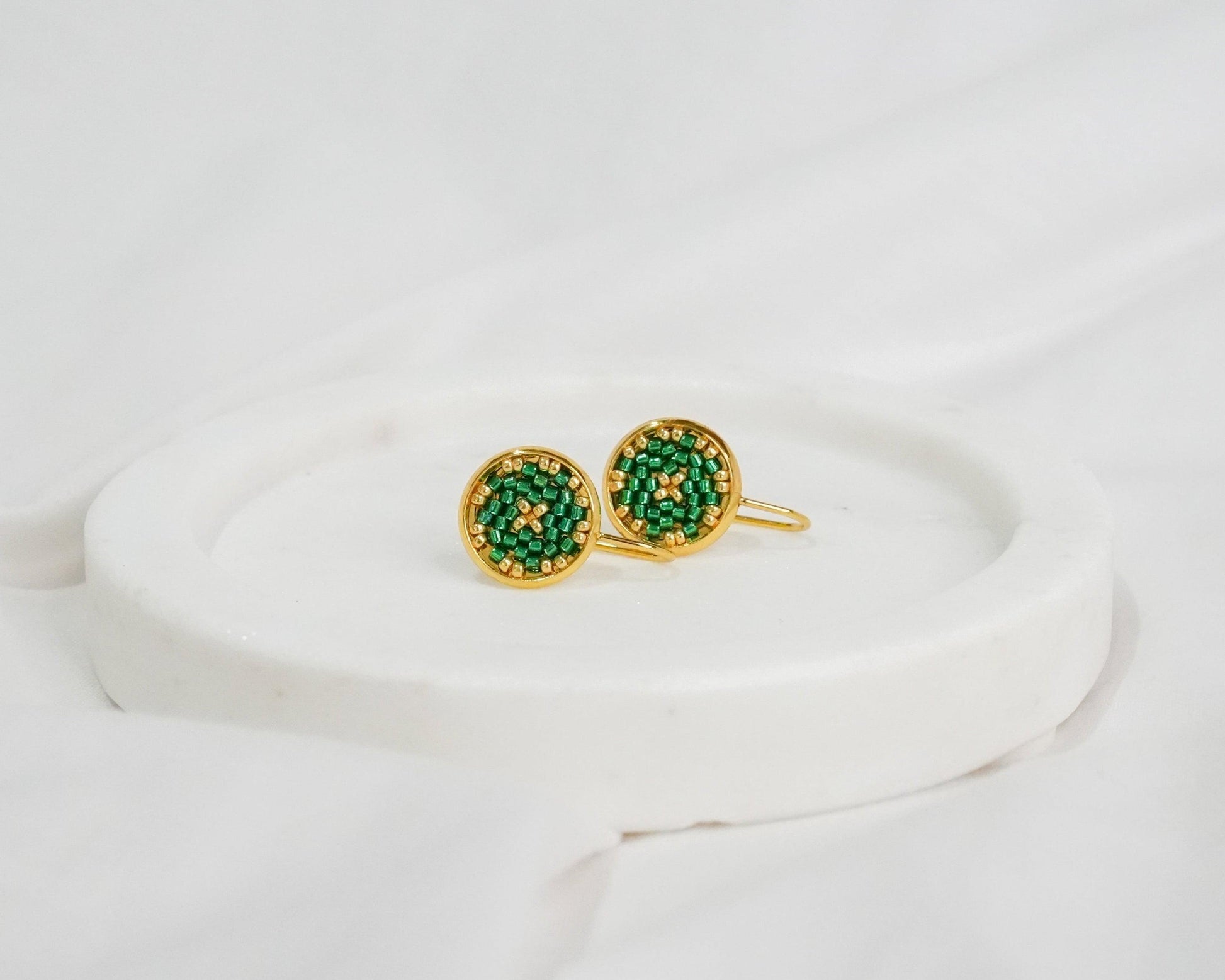 Caroline Earrings - Love of Beads Jewelry 