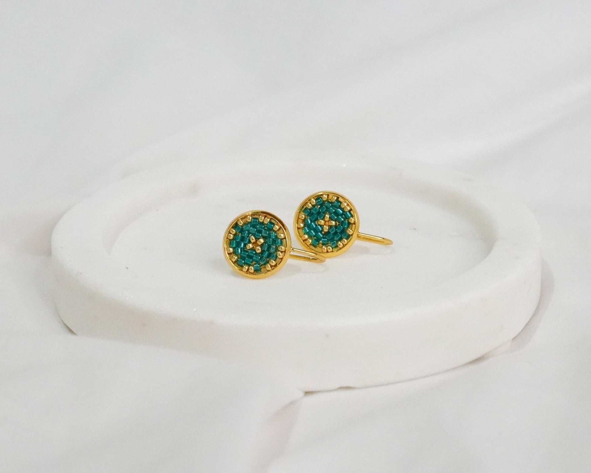 Caroline Earrings - Love of Beads Jewelry 