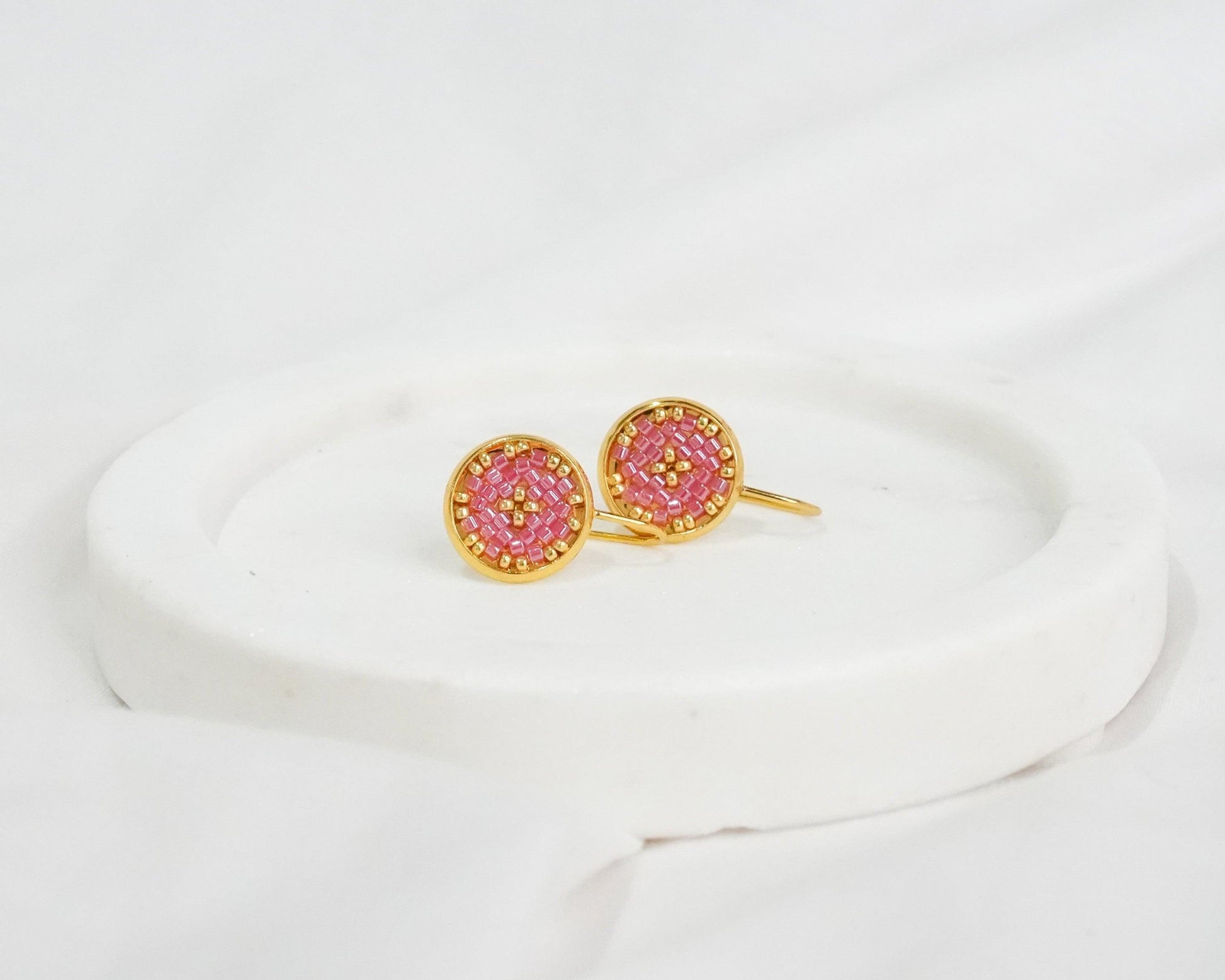 Caroline Earrings - Love of Beads Jewelry 