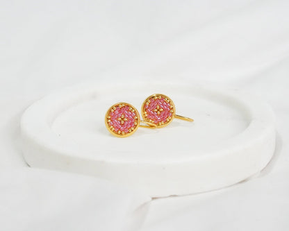Caroline Earrings - Love of Beads Jewelry 