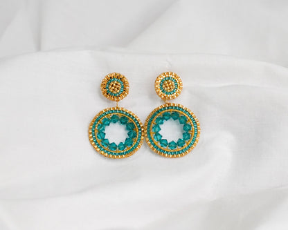 Valeria Earrings - Love of Beads Jewelry 