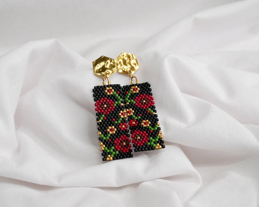 Garden Earrings - Love of Beads Jewelry 