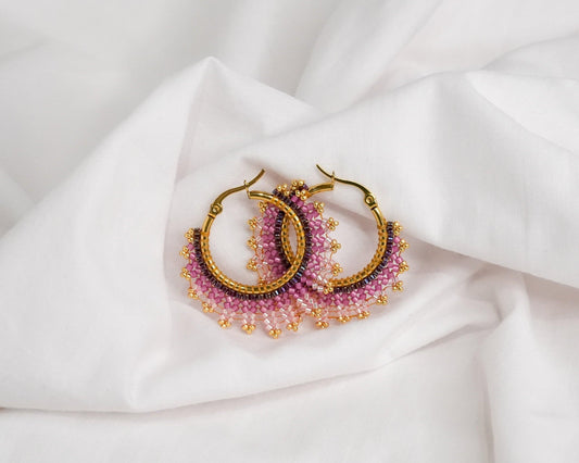 Florence Earrings - Love of Beads Jewelry 