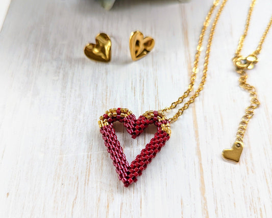 Amour Necklace - Love of Beads Jewelry 