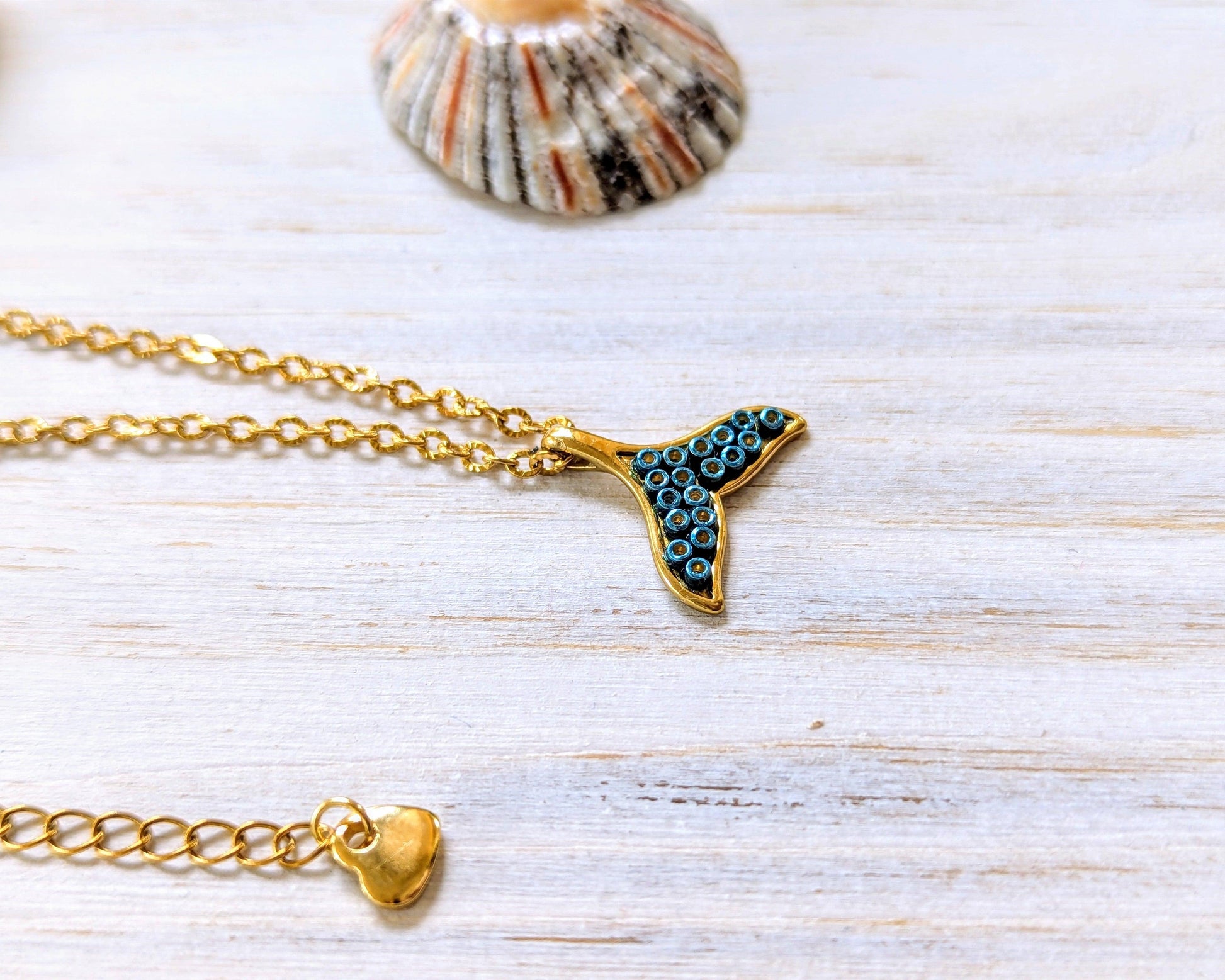 Whale Necklace - Love of Beads Jewelry 