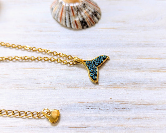 Whale Necklace - Love of Beads Jewelry 