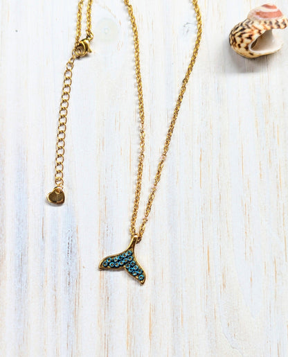 Whale Necklace - Love of Beads Jewelry 