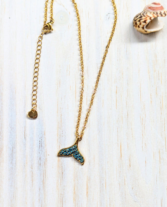 Whale Necklace - Love of Beads Jewelry 