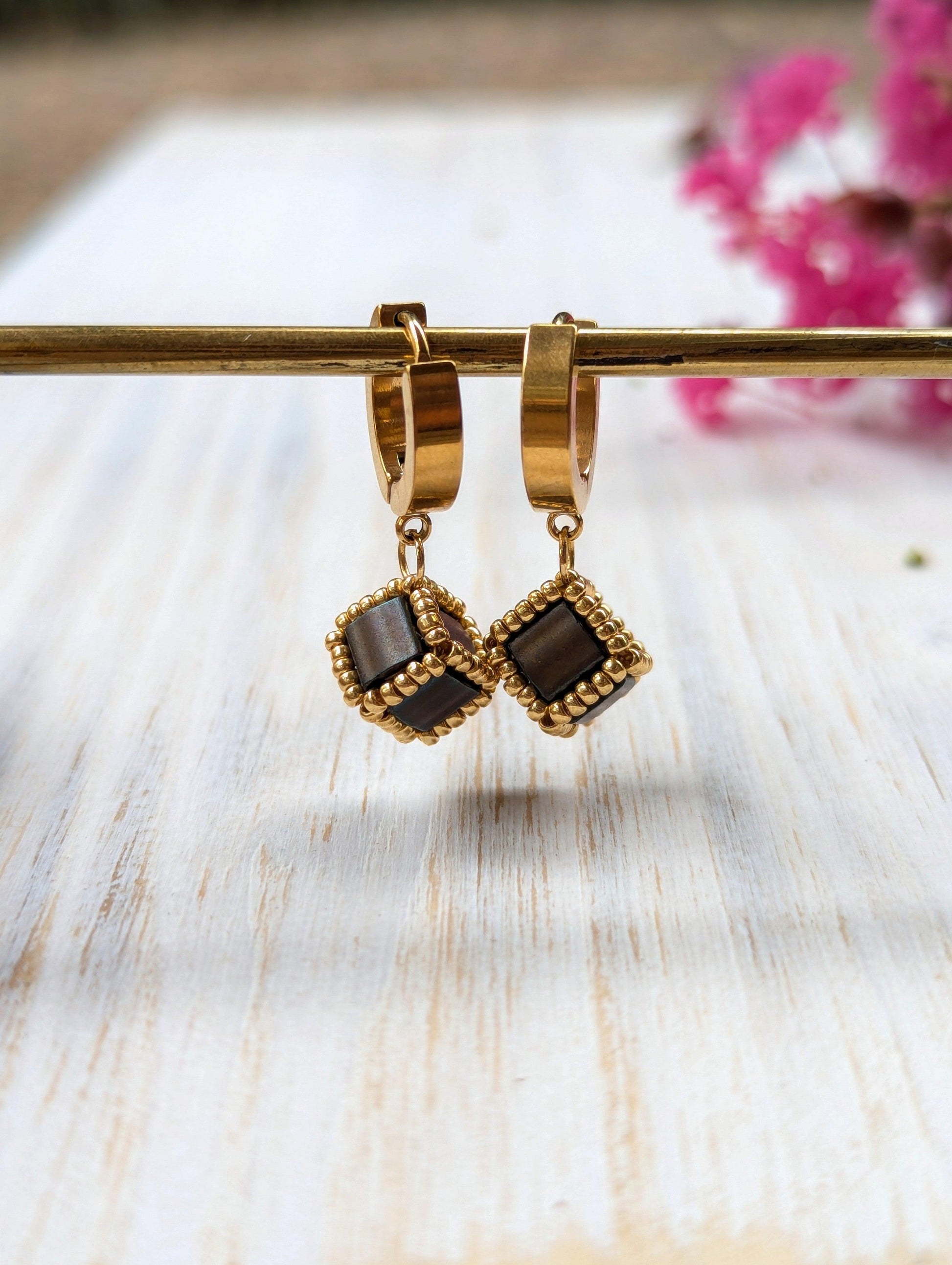 Ela Earrings - Love of Beads Jewelry 