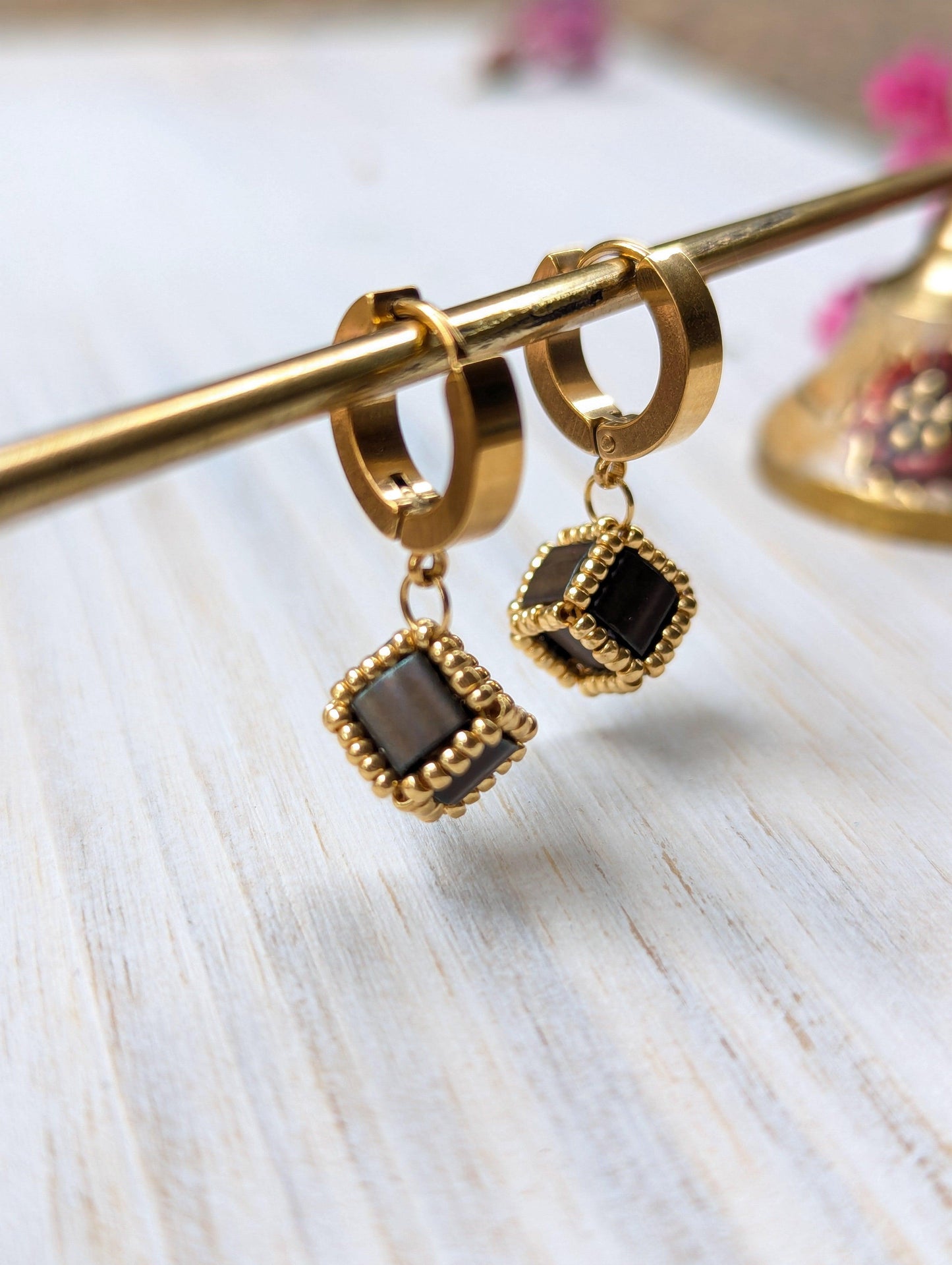 Ela Earrings - Love of Beads Jewelry 