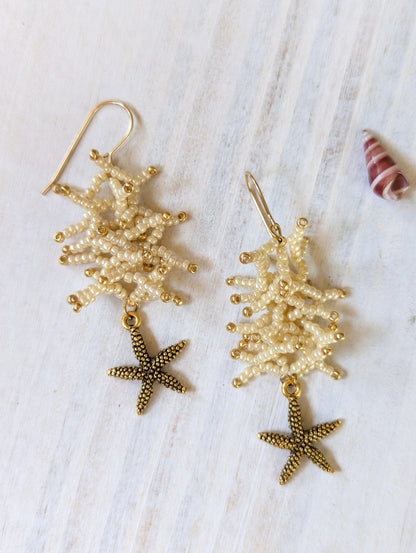 Coral Earrings