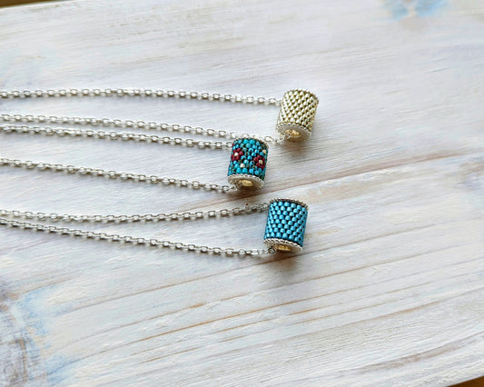 Channel Necklace Silver